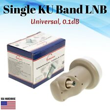 Used, Universal Single KU Band LNB LNBF 0.1dB FTA HD Linear Satellite Dish 1 Port for sale  Shipping to South Africa