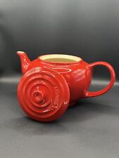LE CREUSET Stoneware: Classic Round Teapot 1L Red for sale  Shipping to South Africa
