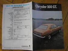 Chrysler 160 brochure usato  Italia