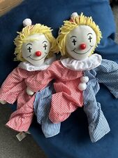 Pair vintage clown for sale  BOURNEMOUTH