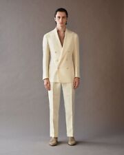 Men linen suit for sale  Shipping to Ireland