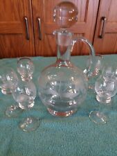 Etched glass decantur for sale  Owatonna