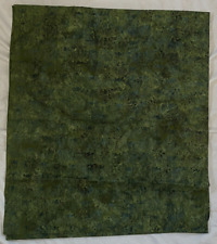 Tecido Batik aquarela floral fundo verde floresta 45 x 2 jardas 30", usado comprar usado  Enviando para Brazil