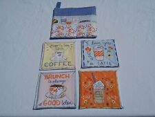 Coffee themed coasters for sale  WAKEFIELD