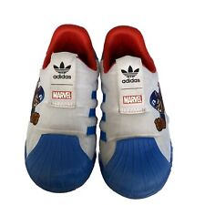 Usado, Sapatos infantis Adidas Marvel Captain America Superstar 360 tamanho 9 comprar usado  Enviando para Brazil