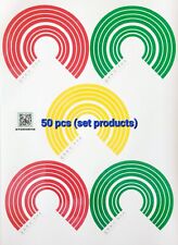 50 piezas - Pegatinas de etiquetas de manómetro de 100 mm para seguridad industrial (tres colores) segunda mano  Embacar hacia Argentina