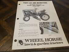 Wheel horse original for sale  Elgin