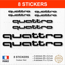 Stickers quattro noir d'occasion  Nantes-