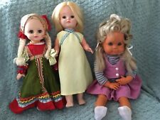 Three vintage dolls for sale  BURTON-ON-TRENT