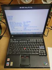 IBM T43p 15" ThinkPad Laptop - WŁĄCZA I SŁUPKI - BEZ DYSKU TWARDEGO - BEZ ZASILACZA na sprzedaż  Wysyłka do Poland
