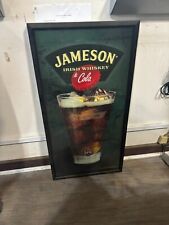 "Whisky irlandés raro Jameson x cola colgante de pared aprox 24""*18" segunda mano  Embacar hacia Argentina
