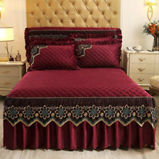 nova colcha de renda para cama de pelúcia 200x220 king size colcha acolchoada comprar usado  Enviando para Brazil