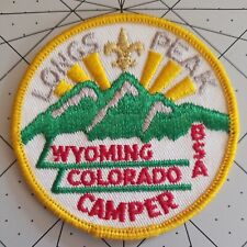 Cámper Boy Scouts BSA Parche Longs Peak Wyoming Colorado segunda mano  Embacar hacia Argentina
