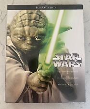 Star Wars: The Prequel Trilogy [I, II e III] (Blu-Ray / DVD, 2013, Conjunto de 6 Discos) comprar usado  Enviando para Brazil