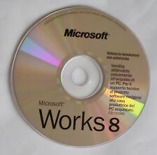 Microsoft works software usato  Torino