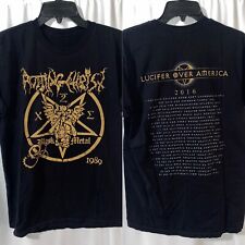 Camiseta Rotting Christ Lucifer Over America 2016 turnê concerto banda de metal média comprar usado  Enviando para Brazil