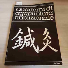 Quaderni agopuntura tradiziona usato  Italia