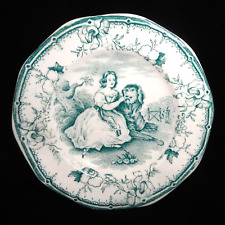 Usado, Placa de brinquedo infantil Transferware EVA faia Hancock & Co 1852 cabine do tio Toms comprar usado  Enviando para Brazil