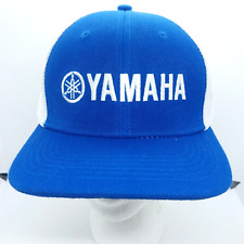 Chapéu caminhoneiro motocicleta Yamaha novo em folha azul branco barco a motor Snapback boné malha, usado comprar usado  Enviando para Brazil