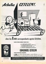 PUBLICITE ADVERTISING  1961   CETELEM   maison de credit banque, usado comprar usado  Enviando para Brazil
