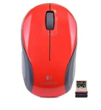 Mouse óptico de desplazamiento USB inalámbrico Logitech M187 RED con nano receptor segunda mano  Embacar hacia Argentina