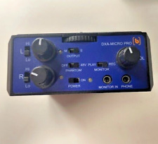 Adaptador de áudio Beachtek DXA-MICRO PRO Active 2 canais 48 volts Phantom Power comprar usado  Enviando para Brazil