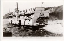 Cartão postal Steamer 'Casca' White Pass & Yukon River YT navio Gowen Sutton RPPC H51 comprar usado  Enviando para Brazil