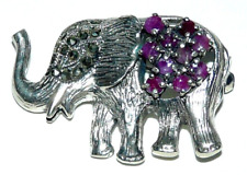 Spilla elefante argento usato  Santa Marinella