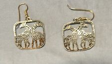 wild bryde earrings Giraffes , used for sale  Shipping to South Africa