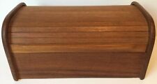 top storage roll box teak for sale  Rindge