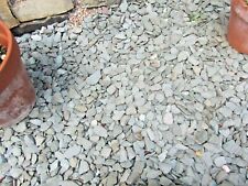 80 x 20Kg bags of recycled garden blue chippings slate (collection only) for sale  BRADFORD