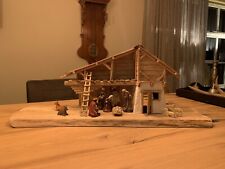 Handgemaakte Kerststal incl beeldengroep tweedehands  Wierden - Wierden-West