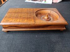 Antique wood roulette for sale  Shipping to Ireland