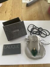 Lalique pendant green for sale  CHELMSFORD
