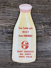 Vintage foremost dairy for sale  Onalaska