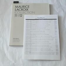 Maurice Lacroix Coleção Relógio Catálogo Novidade Frete do Japão comprar usado  Enviando para Brazil