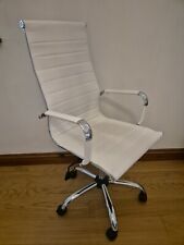 Office chair white for sale  LEAMINGTON SPA