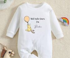 Well Hello There Classic Winnie the Pooh Baby Outfit New Baby born in 2024 for sale  Shipping to South Africa