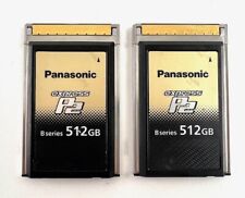 Tarjeta de memoria Panasonic 512 GB serie ExpressP2 (Juego de 2 tarjetas con fundas) segunda mano  Embacar hacia Mexico