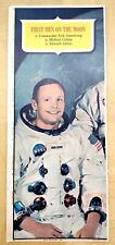 SATURDAY AUCTION - 1969 Topps Man on the Moon Uncut Sheet Neil Armstrong Back for sale  Las Vegas