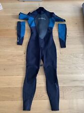 O’neill Ladies Wetsuit Size 10 3.2mm Neoprene Black Surf Adjustable Sleeves, used for sale  Shipping to South Africa