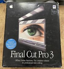 Apple Final Cut Pro 3 ACADEMIC (M8563Z/A) com 2 licenças, usado comprar usado  Enviando para Brazil