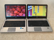 LOT 2 HP PROBOOK 430 G2 LAPTOP L8D48UT 13.3" 120GB SSD 4GBRAM i5-5200U WIN10PRO* for sale  Shipping to South Africa