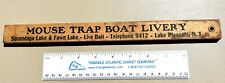 Used, Mouse Trap Boat Livery Folding Ruler Sacandaga Lake Pleasant, NY Fishing Lure for sale  Shipping to South Africa
