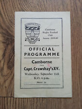 Camborne capt crawshay for sale  MIDDLESBROUGH