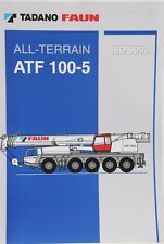 Tadano Faun Prospekt ATF 100-5 18 Seiten Technische Daten Mobilkran Telemastkran, usado comprar usado  Enviando para Brazil