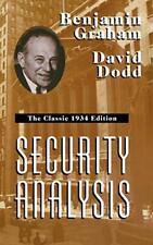 Security analysis classic for sale  Shipping to Ireland