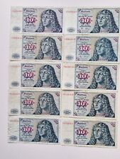 10x scheine banknote gebraucht kaufen  Schwanewede