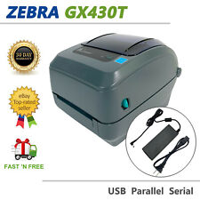 Impresora de código de barras de transferencia térmica Zebra GX430T restaurada serie USB 300 dpi segunda mano  Embacar hacia Argentina
