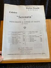 Enrico toselli serenata d'occasion  Rennes